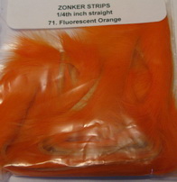 ������ �������� 6 ��. (�������) zonker strips 1/4 inch fl orange N. Spirit